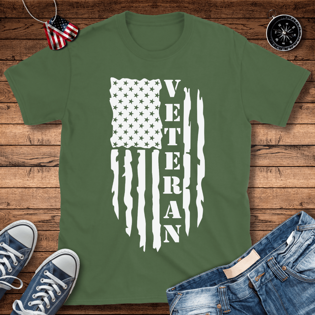 USA Flag Veteran T-Shirt