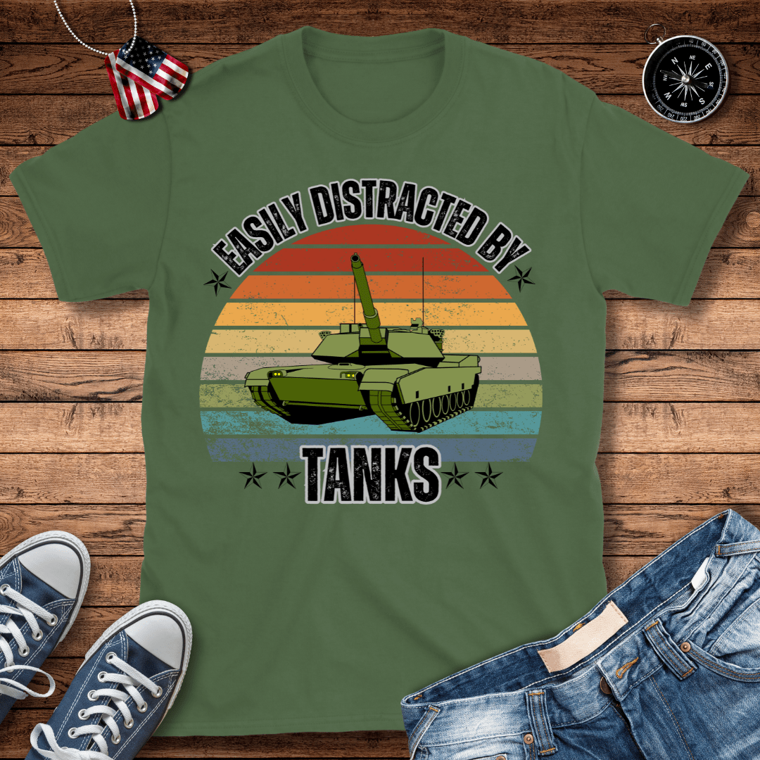 Easily Distracted By Tanks T-Shirt