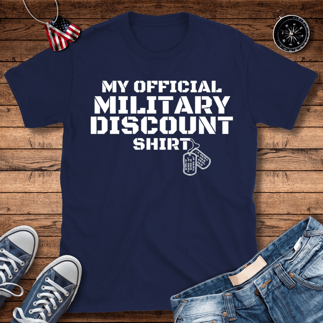 Official Military Discount T-Shirt