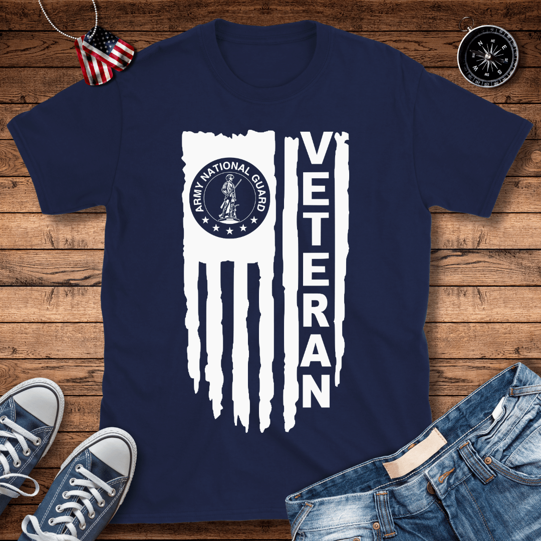 Army NG Veteran Flag T-Shirt