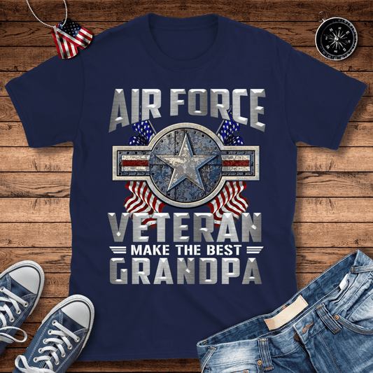 Air Force Veteran Grandpa T-Shirt