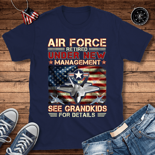 Retired New Management Jet T-Shirt