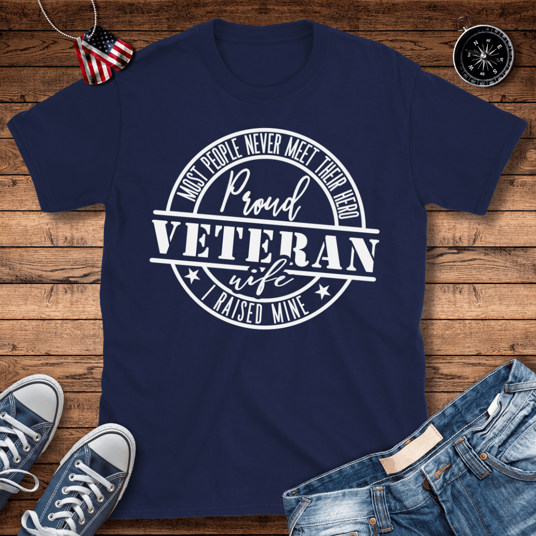 Proud Veteran Wife T-Shirt