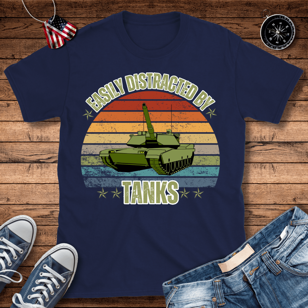 Easily Distracted By Tanks T-Shirt