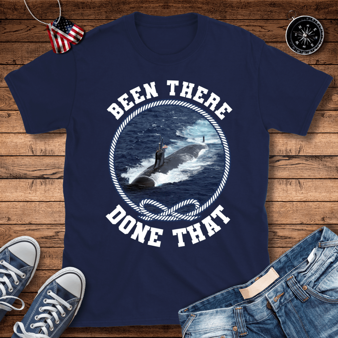 Navy Been There T-Shirt