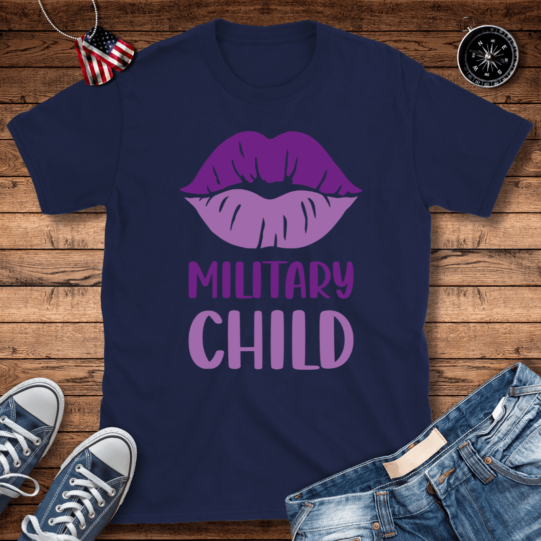 Lips Military Child T-Shirt