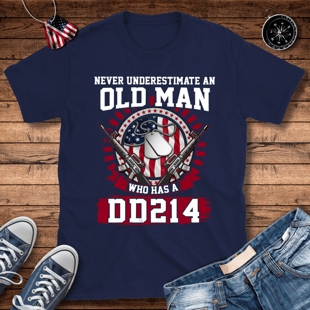 Old Man Who Has DD214 T-Shirt