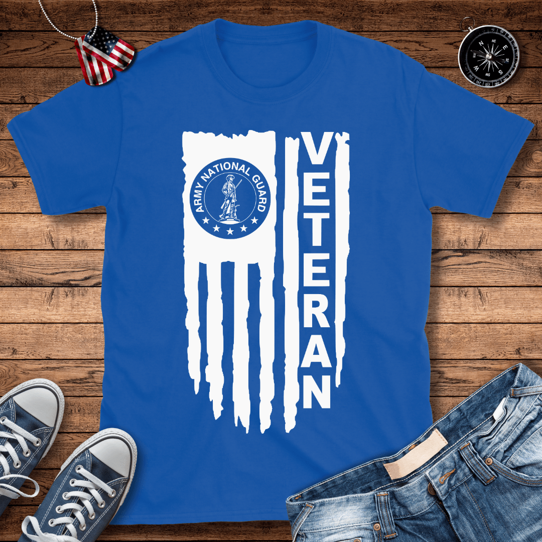 Army NG Veteran Flag T-Shirt