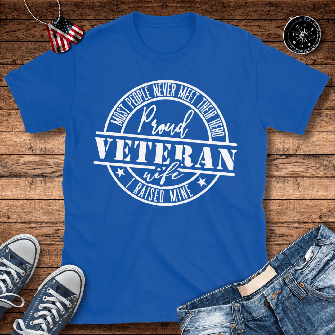 Proud Veteran Wife T-Shirt