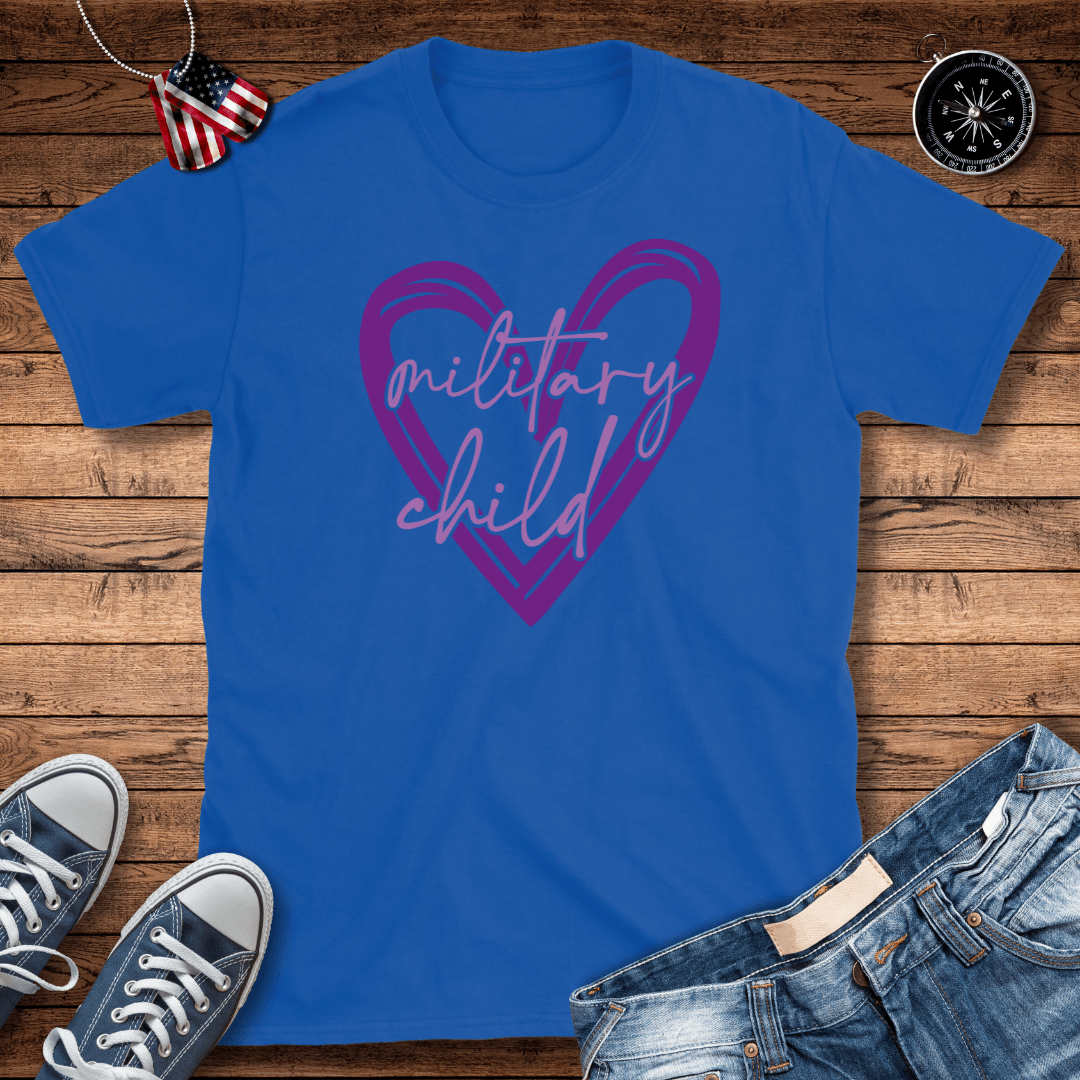 Purple Heart Military Child T-Shirt