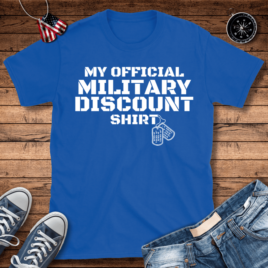 Official Military Discount T-Shirt