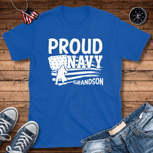 Proud Navy Grandson T-Shirt