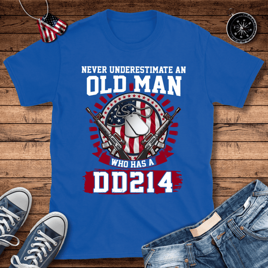 Old Man Who Has DD214 T-Shirt