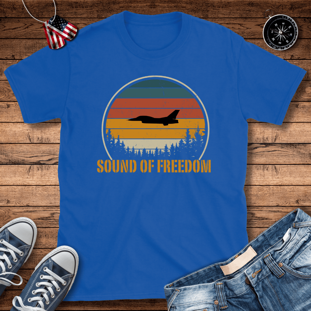 Sound Of Freedom Jet T-Shirt