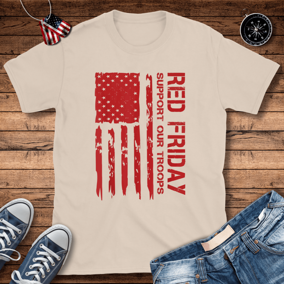 Support Our Troops RED T-Shirt