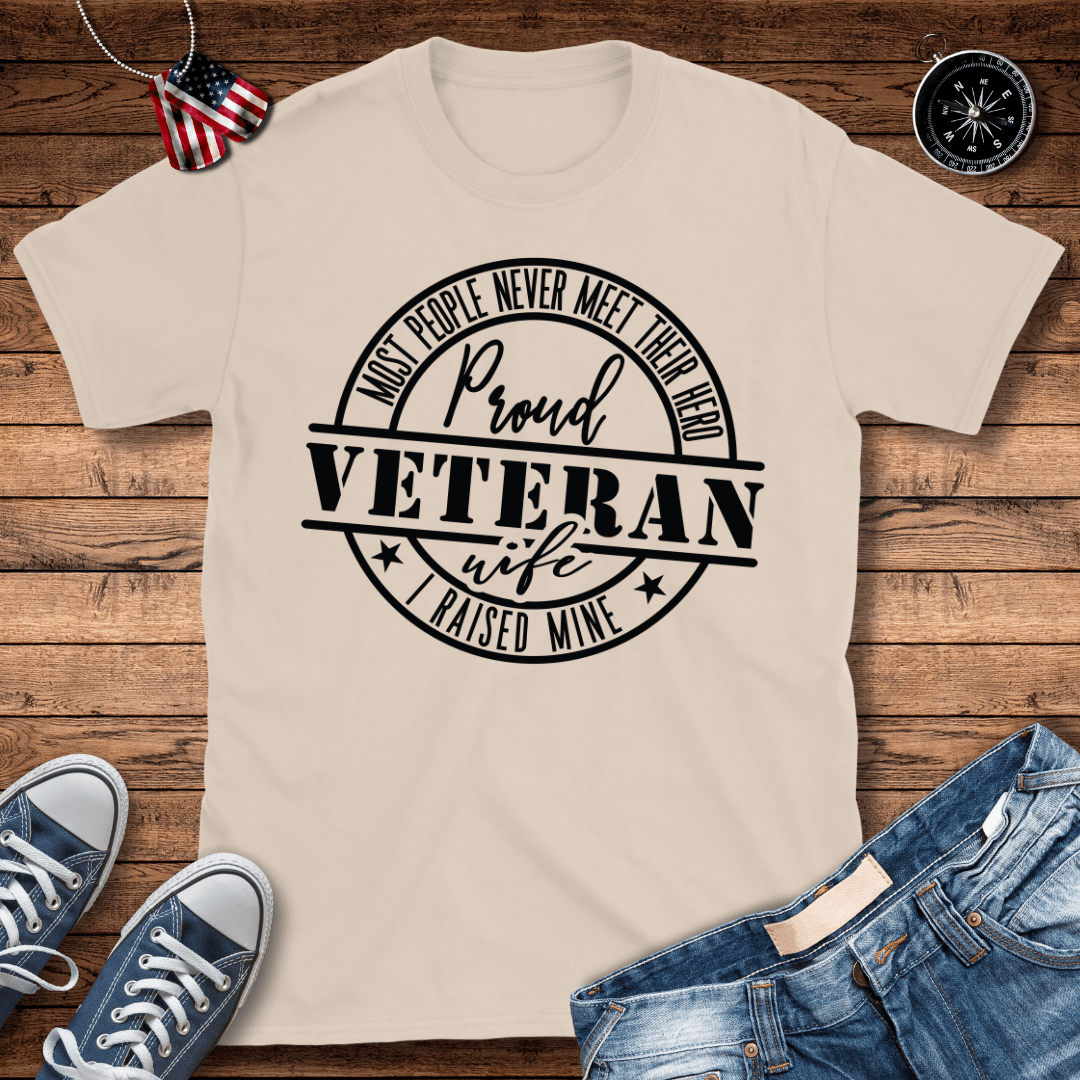 Proud Veteran Wife T-Shirt