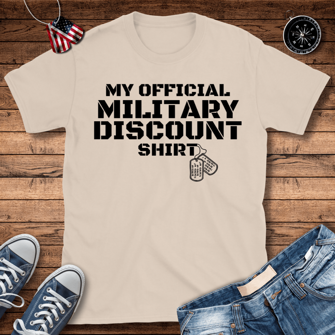 Official Military Discount T-Shirt