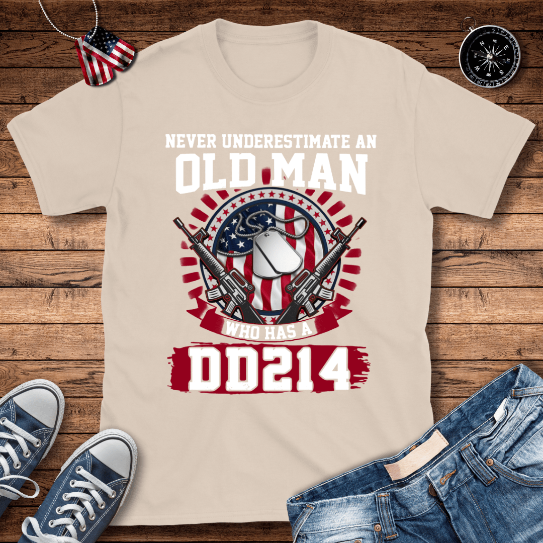 Old Man Who Has DD214 T-Shirt