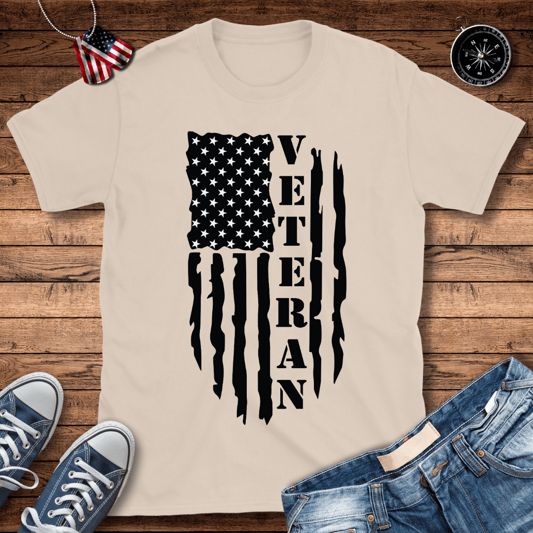 USA Flag Veteran T-Shirt