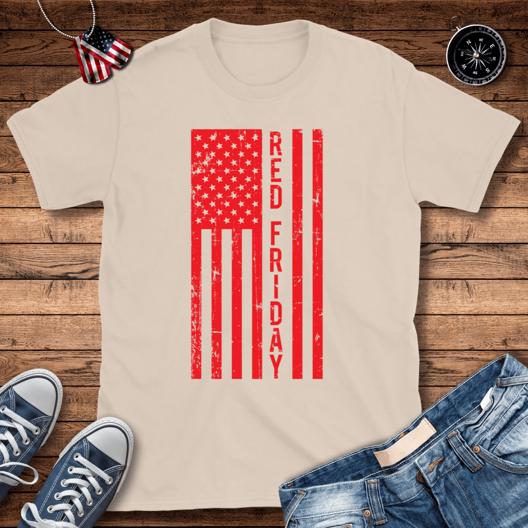 RED Friday Flag T-Shirt