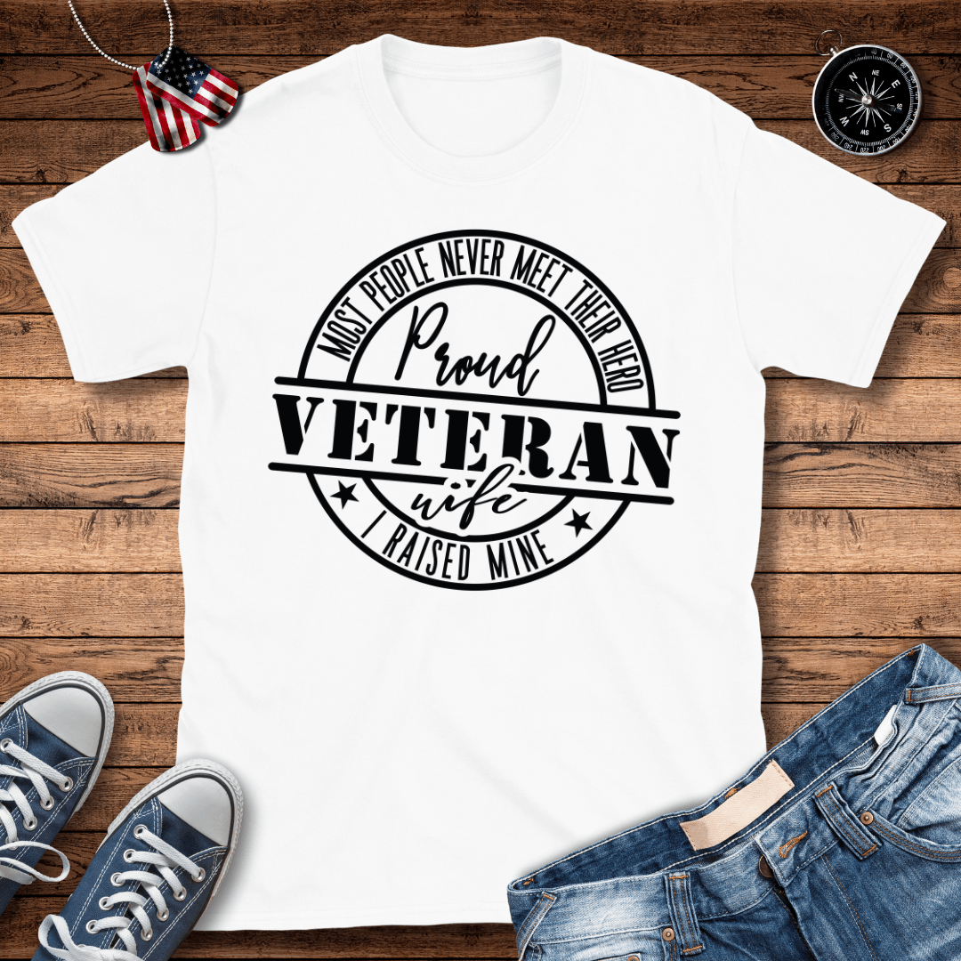 Proud Veteran Wife T-Shirt