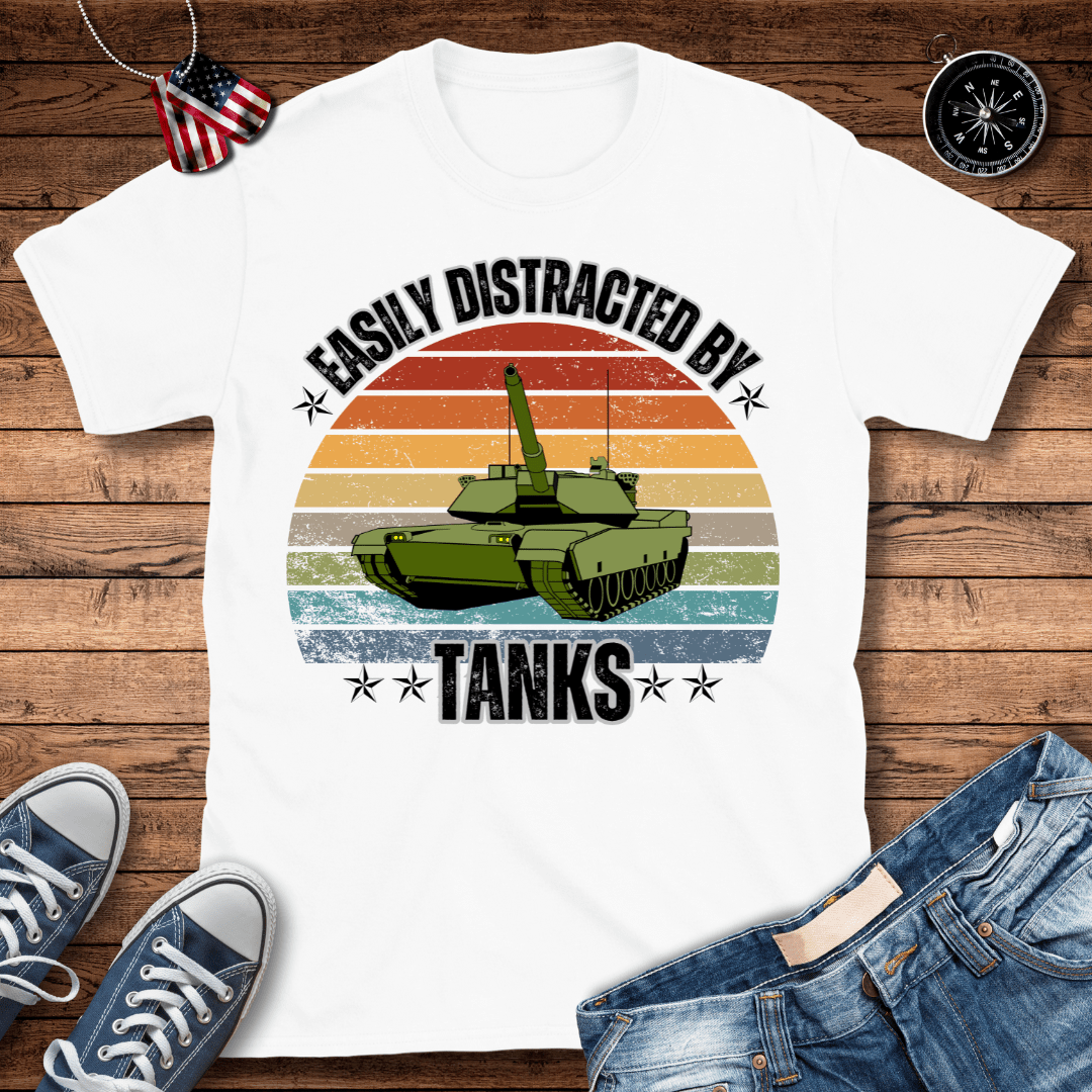 Easily Distracted By Tanks T-Shirt