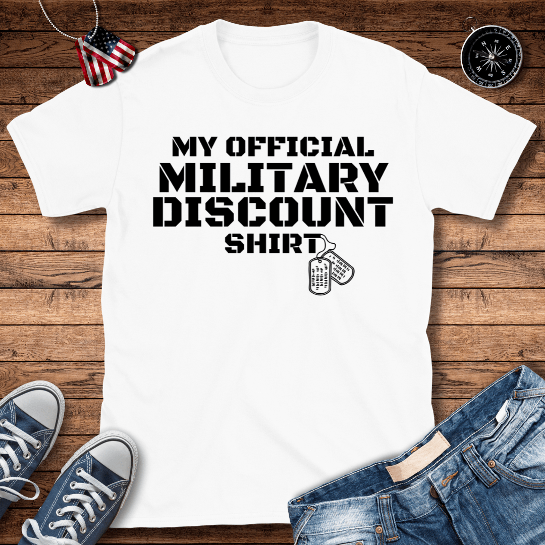 Official Military Discount T-Shirt