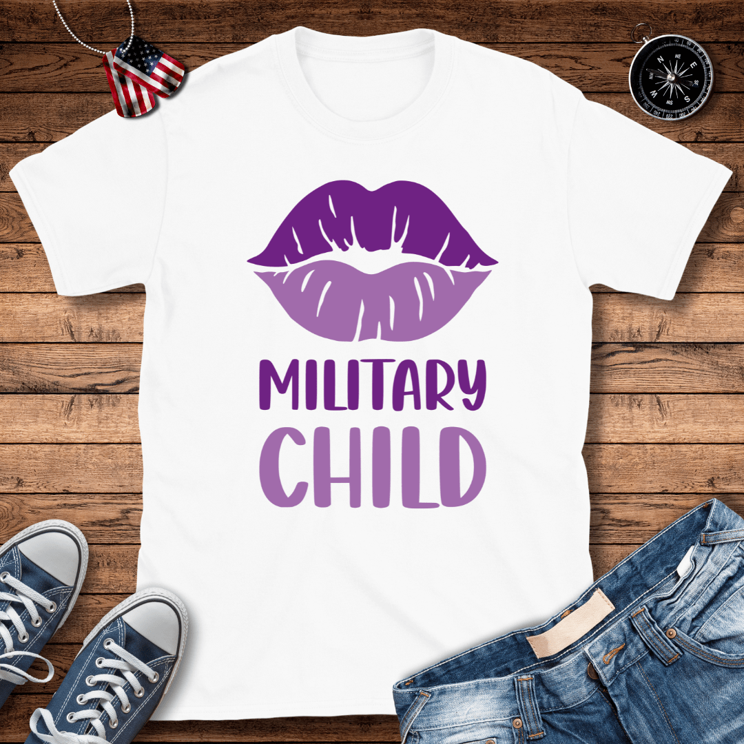 Lips Military Child T-Shirt