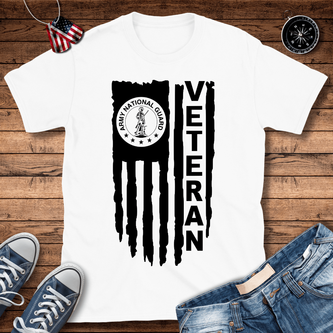 Army NG Veteran Flag T-Shirt