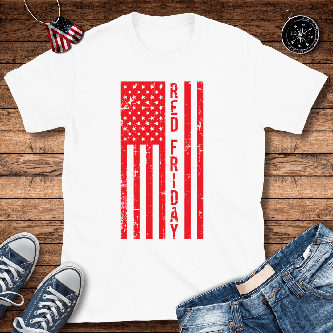 RED Friday Flag T-Shirt