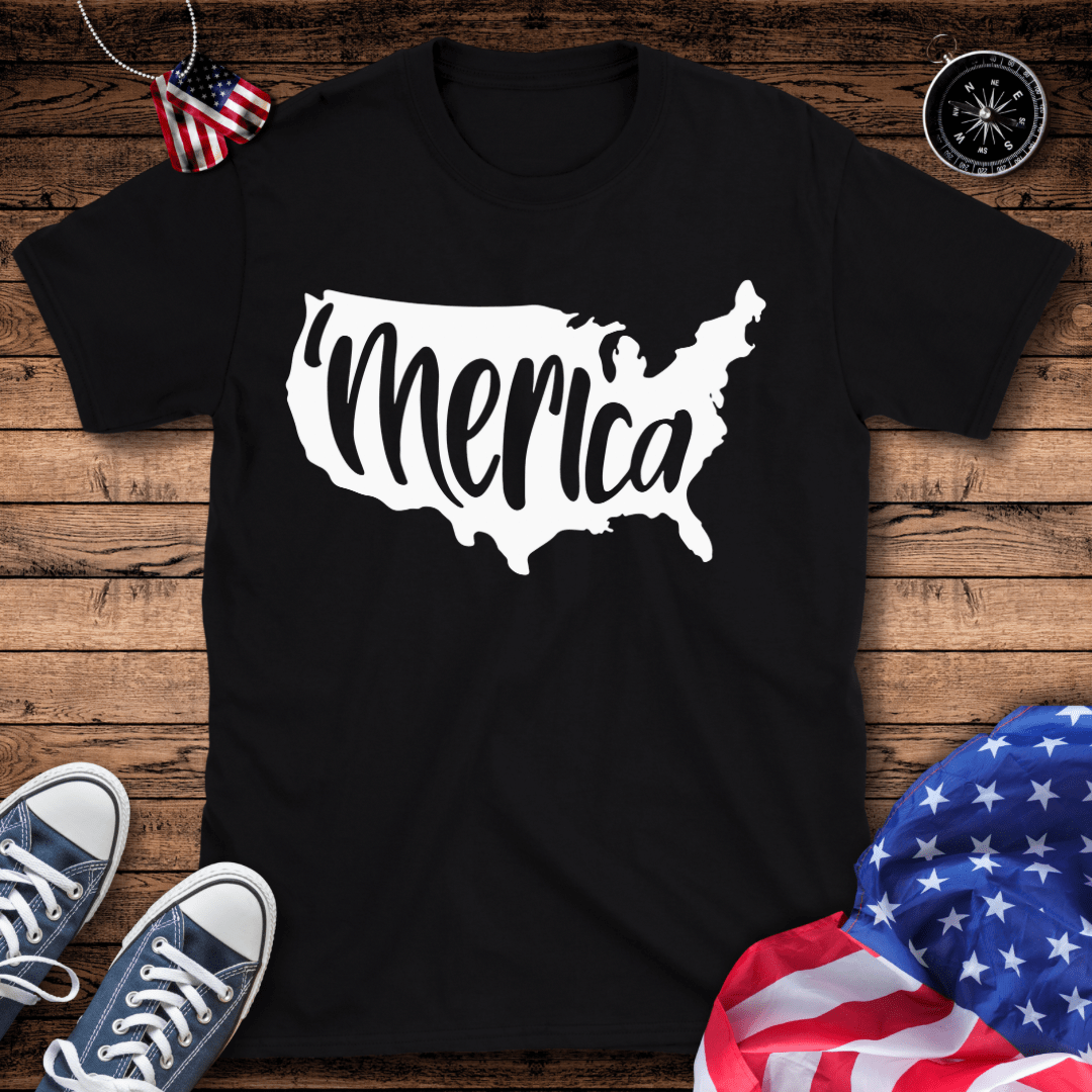 'Merica Map T-Shirt