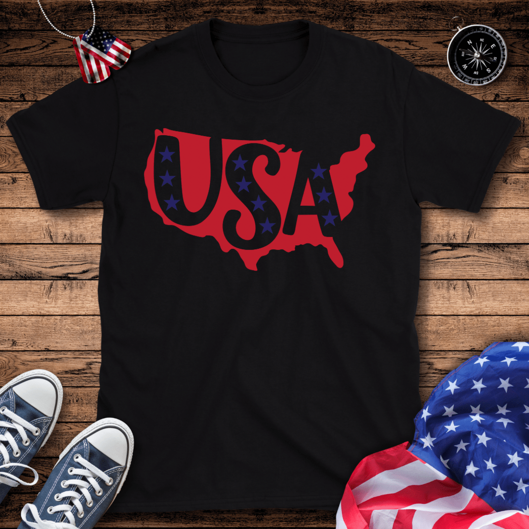 USA Map T-Shirt