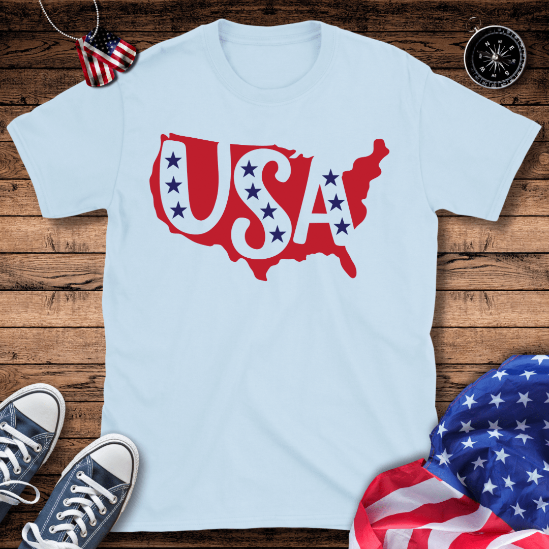USA Map T-Shirt