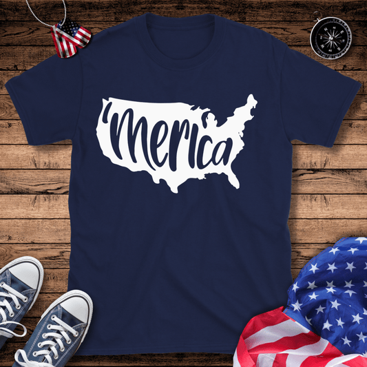 'Merica Map T-Shirt