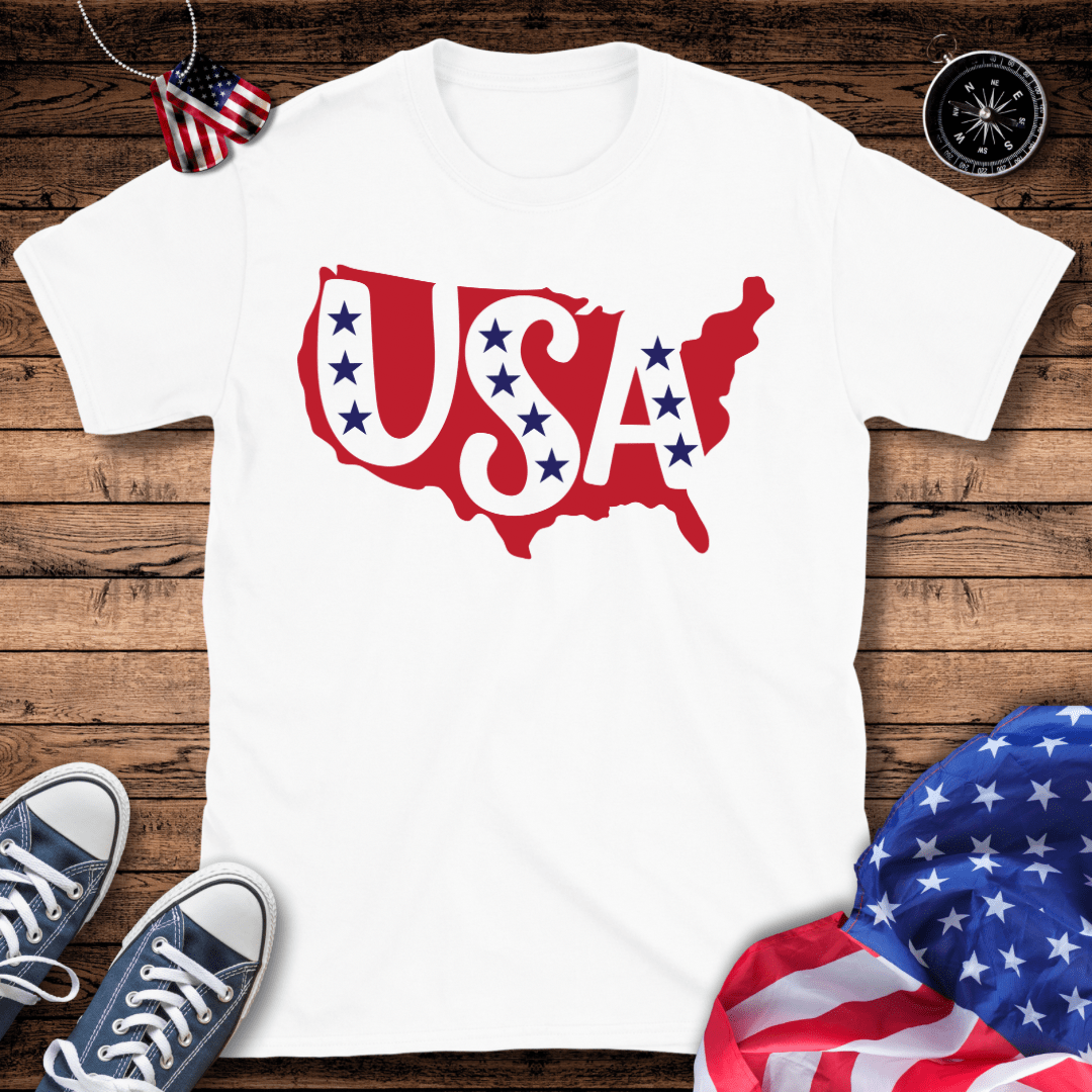 USA Map T-Shirt